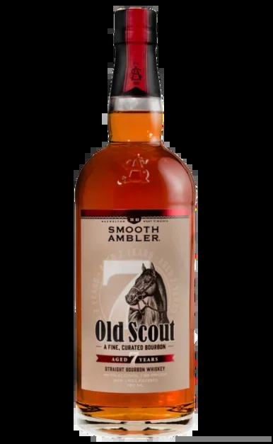 SMOOTH AMBLER BOURBON STRAIGHT OLD SCOUT INDIANA 7YR 750ML