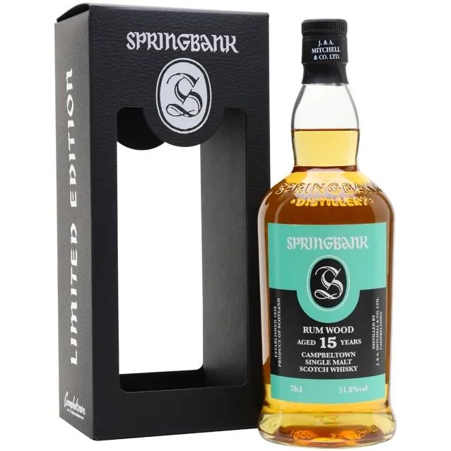 Springbank 15 Year Rum Cask Single Malt Scotch Whisky