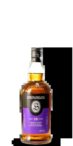 Springbank 18 Year Old Single Malt Scotch Whisky