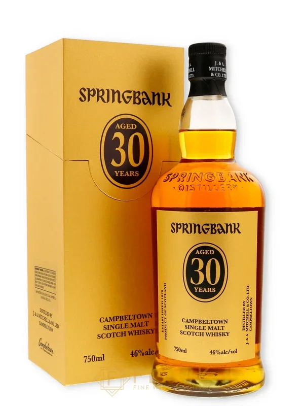 Springbank 30 Year Old Single Malt Scotch Whisky 2022 Release 750ml
