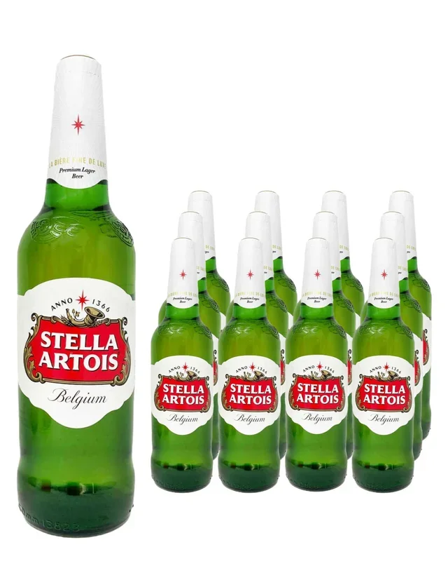 Stella Artois Premium Lager Beer, 12 x 330 ml