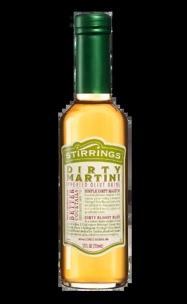 STIRRINGS DIRTY MARTINI MIX 355ML