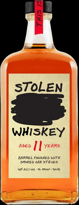 STOLEN WHISKEY BARREL FINISHED WITH SMOKED OAK STAVES FLORIDA 92PF 11YR 750ML