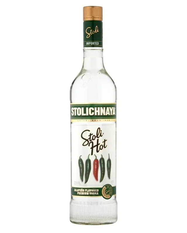 Stolichnaya Hot Vodka, 70 cl