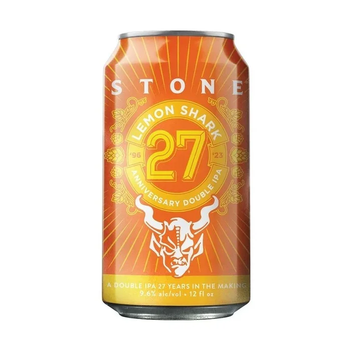 Stone Brewing Lemon Shark 27 Anniversary DIPA Beer 6-Pack