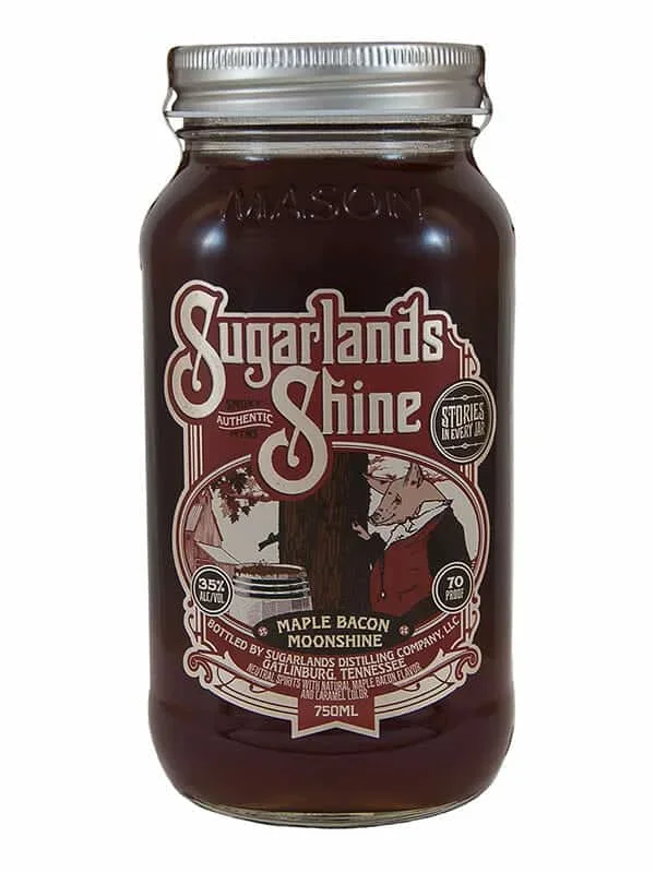 SUGARLANDS SHINE MOONSHINE MAPLE BACON TENNESSEE 750ML