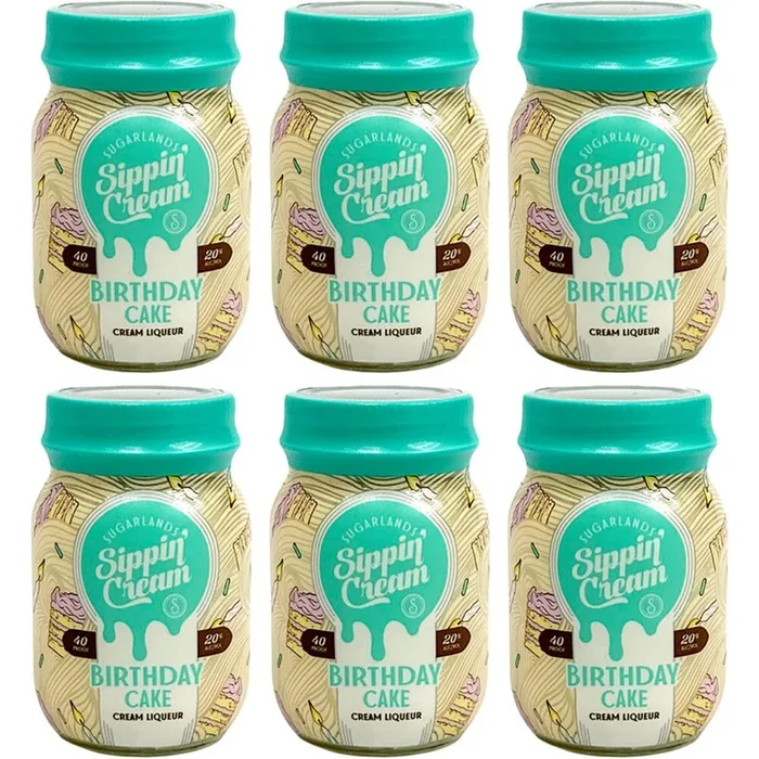 Sugarlands Sippin’ Cream Birthday Cake 50ml 6pk