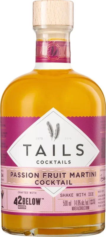 Tails Passion Fruit Martini Cocktail 50cl