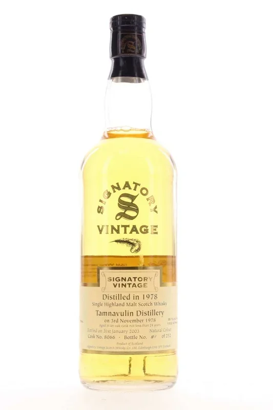 Tamnavulin 1978 24 Year Old Cask Strength Signatory Vintage Single Cask #8066