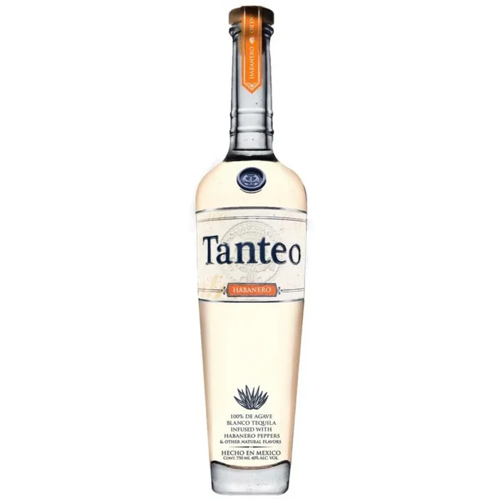 Tanteo Tequila Habanero Blanco Tequila 100% de Agave