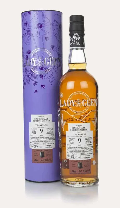 Teaninich 9 Year Old 2012 (cask 702608) – Lady of the Glen (Hannah Whisky Merchants) Single Malt Scotch Whisky | 700ML