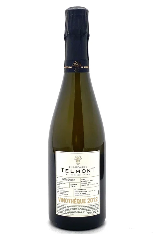 Telmont Vinothéque Vintage 2012 Brut Champagne