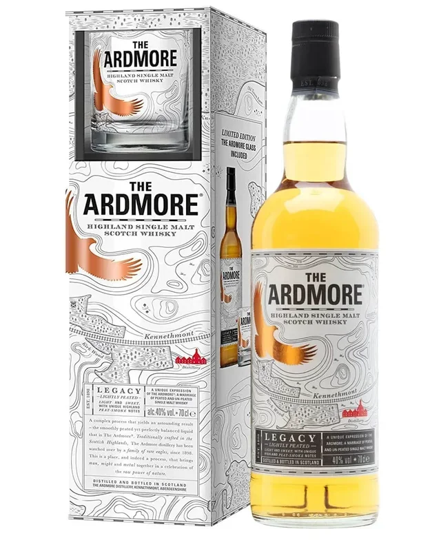 The Ardmore Single Glass Gift Pack, 70 cl