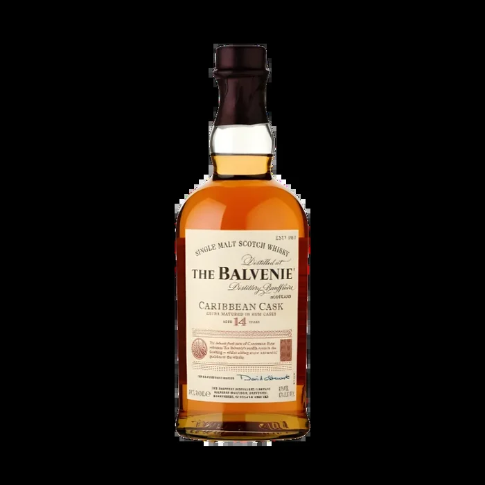 The Balvenie 14 Year Old Caribbean Cask Single Malt Scotch Whisky (200ml)