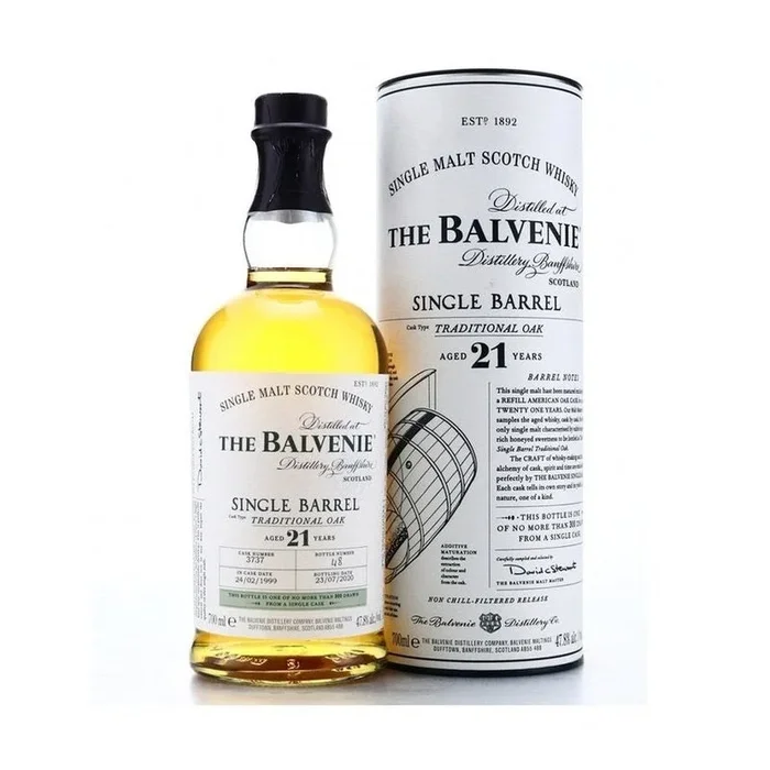 The Balvenie 21 Year Old Single Barrel Traditional Oak Single Malt Scotch Whisky