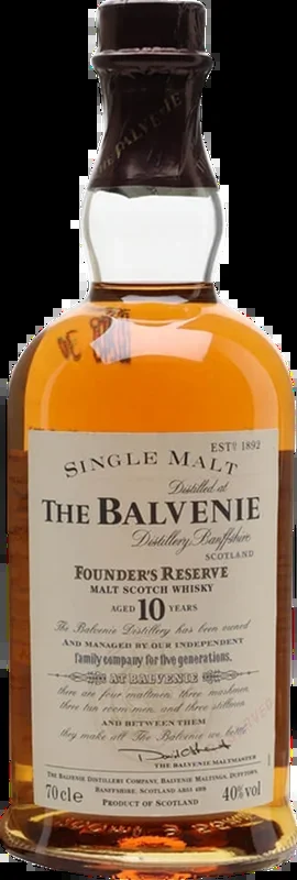 The Balvenie Founder’s Reserve 10 Year Old Single Malt Scotch Whisky