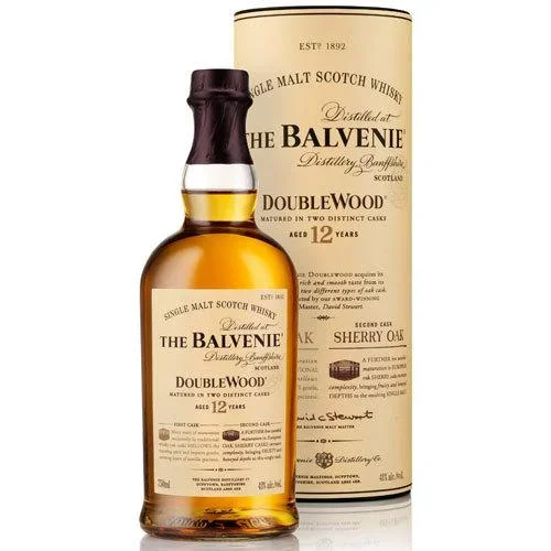 The Balvenie Scotch Single Malt 12 Year Doublewood – 750ML