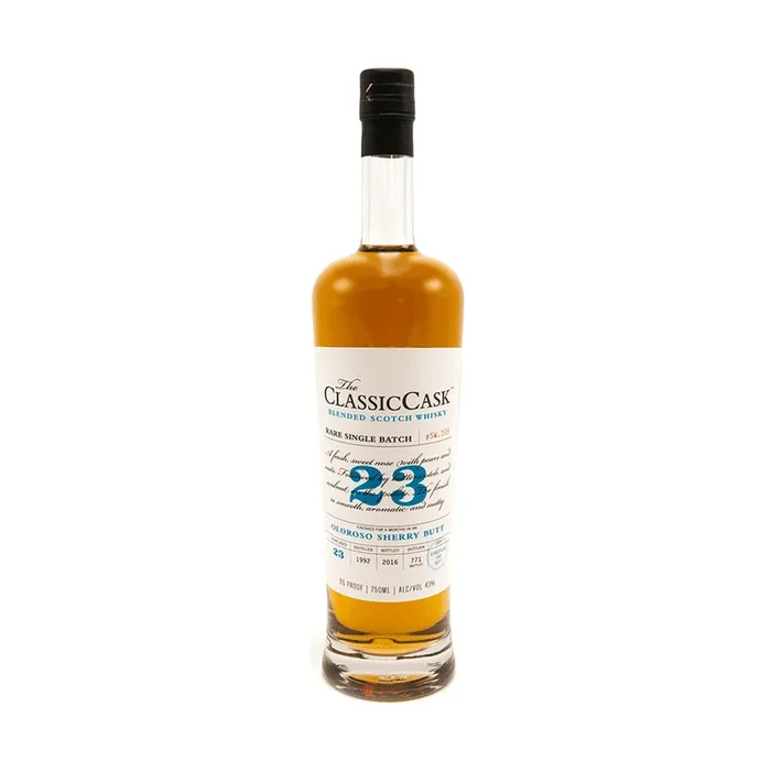 The Classic Cask 23 Year Old Rare Single Batch Oloroso Sherry Butt Blended Scotch Whisky