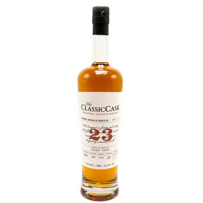 The Classic Cask 23 Year Port Pipe Finished Single Malt Scotch