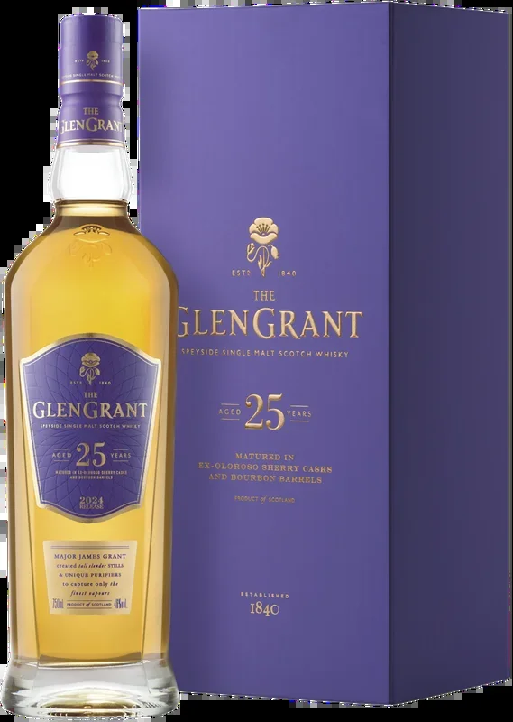 The Glen Grant 25 Year Old 2024 Release Single Malt Scotch Whisky