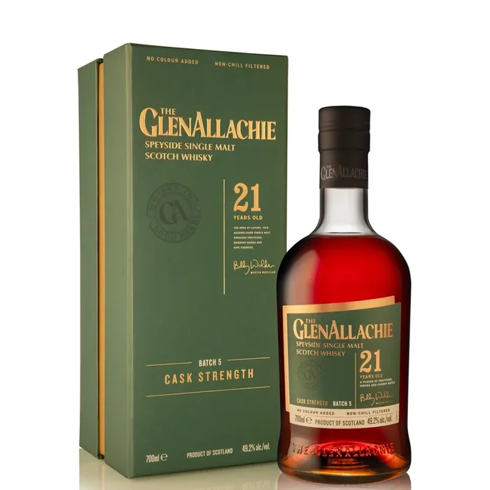 The GlenAllachie 21 Yr Batch 5 Single Malt Scotch Whisky 700ml