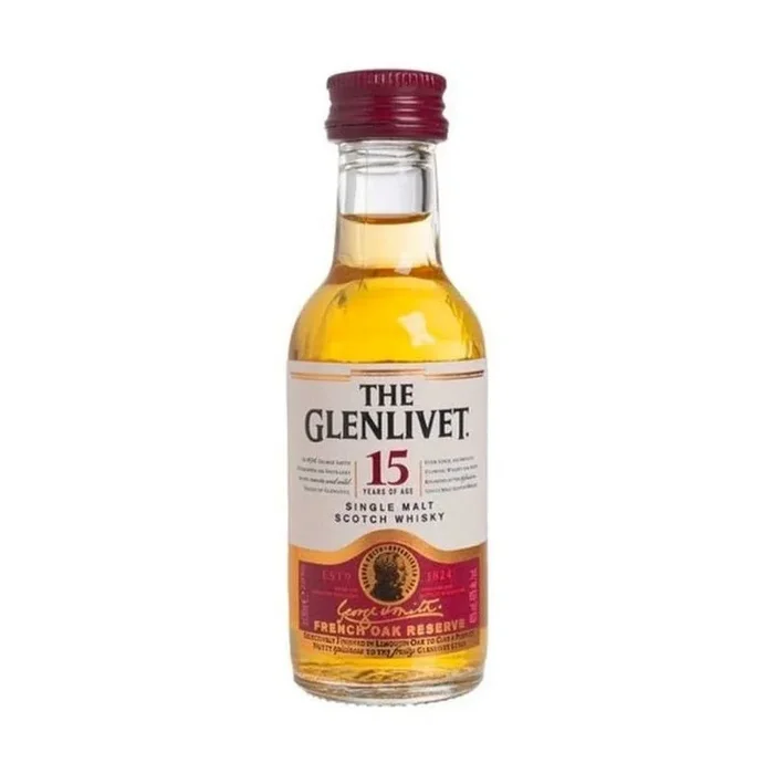 The Glenlivet 15 Year Old French Oak Reserve Single Malt Scotch Whisky (50ml)
