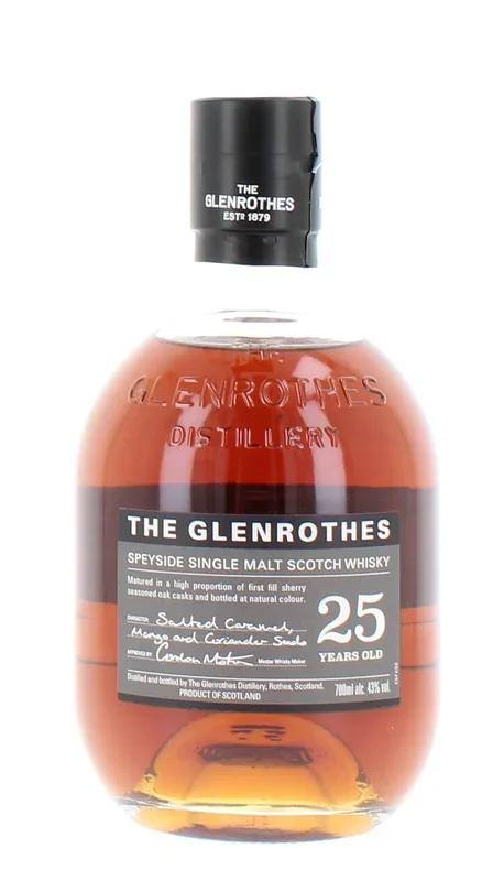 The Glenrothes 25 Year Old EST 1879 Single Malt Scotch Whisky – 70cl 43%