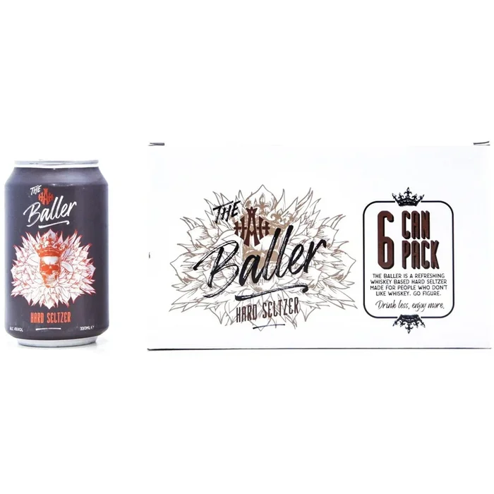 The HAH Baller Hard Seltzer 6 cans – 6 x 33cl 4%