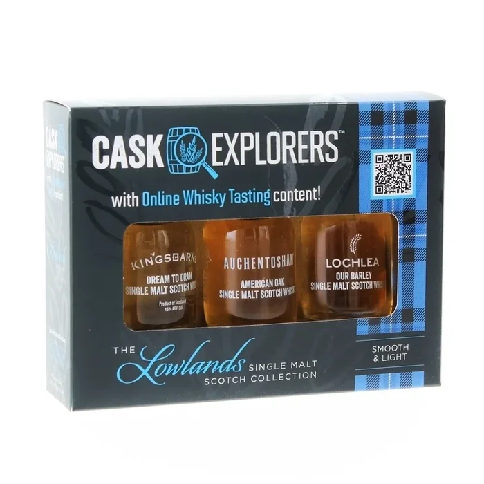 The Lowland Whisky Tasting Pack – 3 Single Malt Teasers – 3 x 3cl 42%