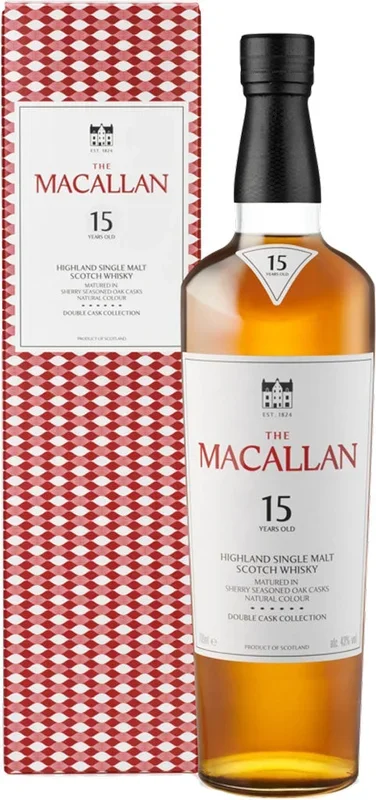The Macallan Double Cask 15 Year Old Single Malt Whisky 750ml