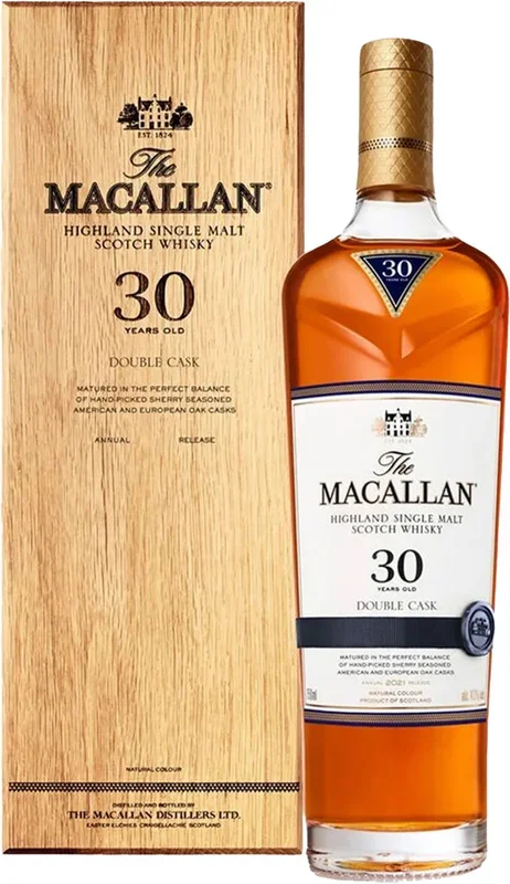 The Macallan Double Cask 30 Year Old 2022 Single Malt Whisky 750ml