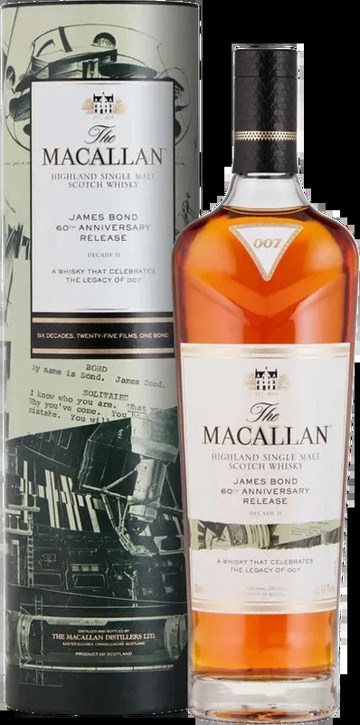 The Macallan James Bond 60th Anniversary Decade II Single Malt Scotch Whisky (700mL)