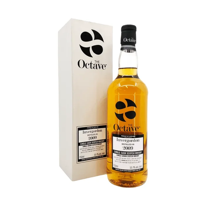 The Octave 8 Year Old Invergordon 2009 Single Cask Single Grain Scotch Whisky