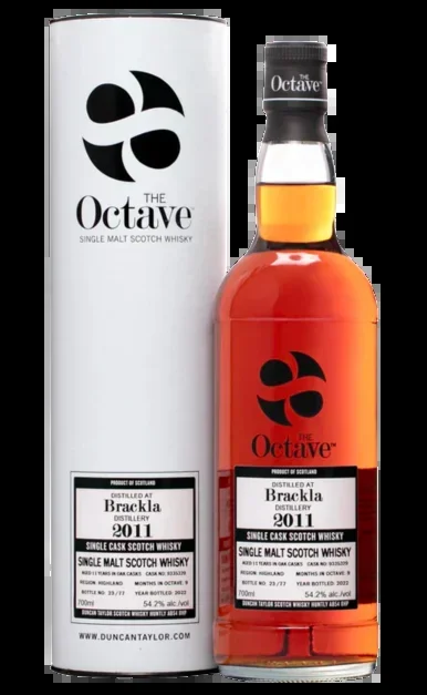 THE OCTAVE BRACKLA DISTILLERY SCOTCH SINGLE MALT SINGLE CASK 11YR 750ML