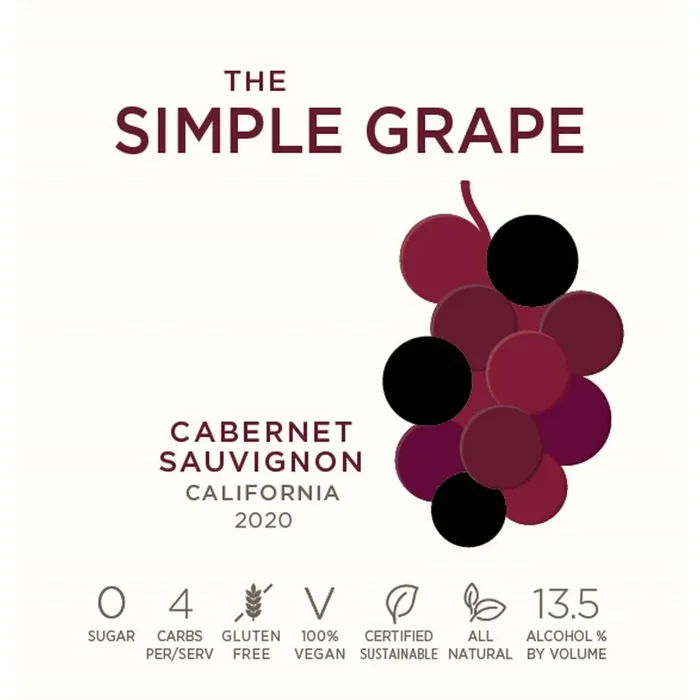 The Simple Grape California Cabernet 750ml