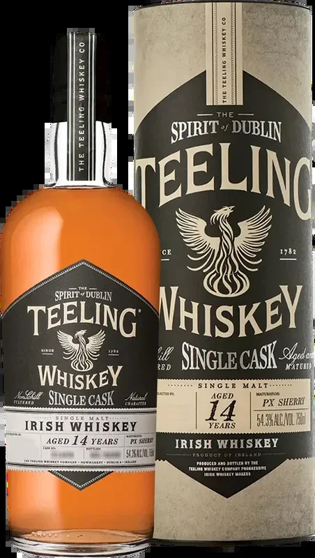 The Teeling Whiskey Co. Single Cask 14 Year Old Single Malt Irish Whiskey