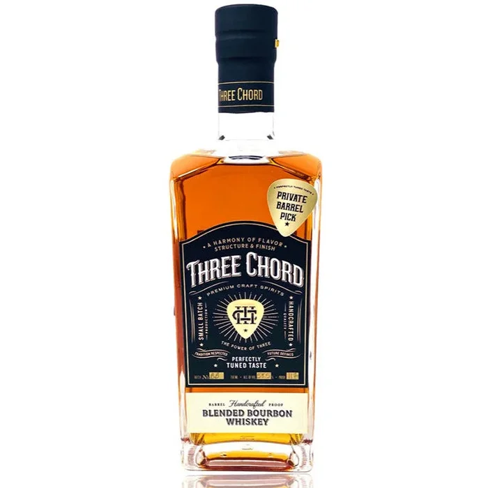 Three Chord Single Barrel Blended Bourbon Whiskey Honey Cask Finish ‘San Diego Barrel Boys’ Select