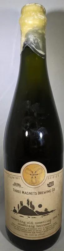 Three Magnets Something Old, Something New, Something Borrowed Farmhouse Ale 750ml