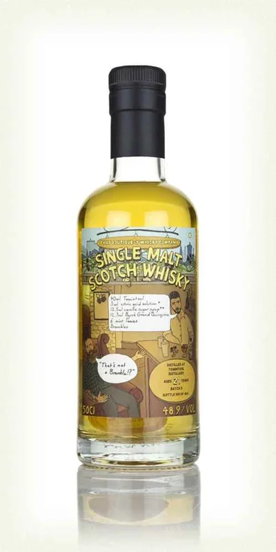 Tomintoul 21 Year Old (That Boutique-y Whisky Company) Single Malt Whiskey | 500ML