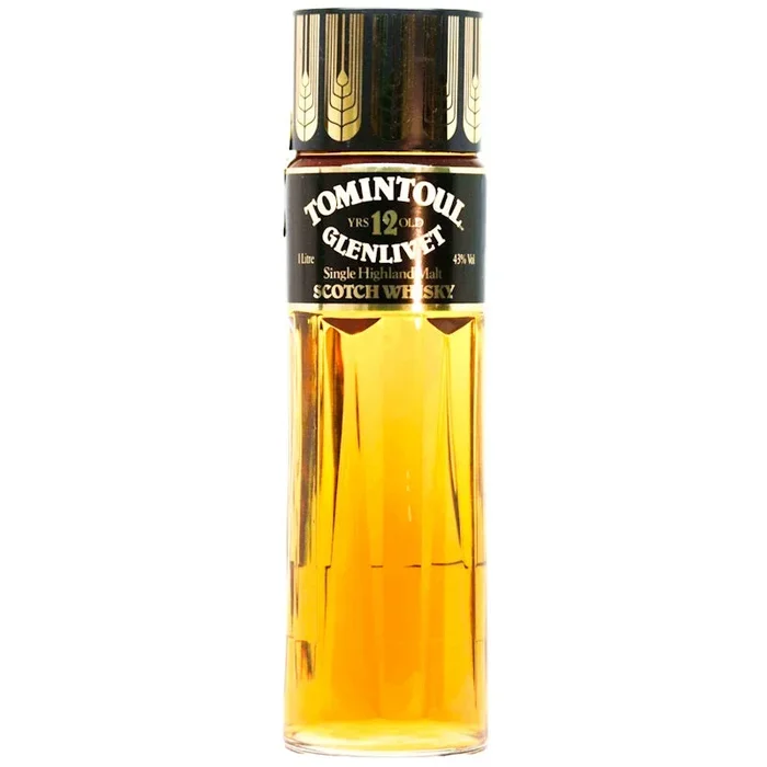 Tomintoul Glenlivet 12 year Single Highland Malt Perfume Bottle 1 liter