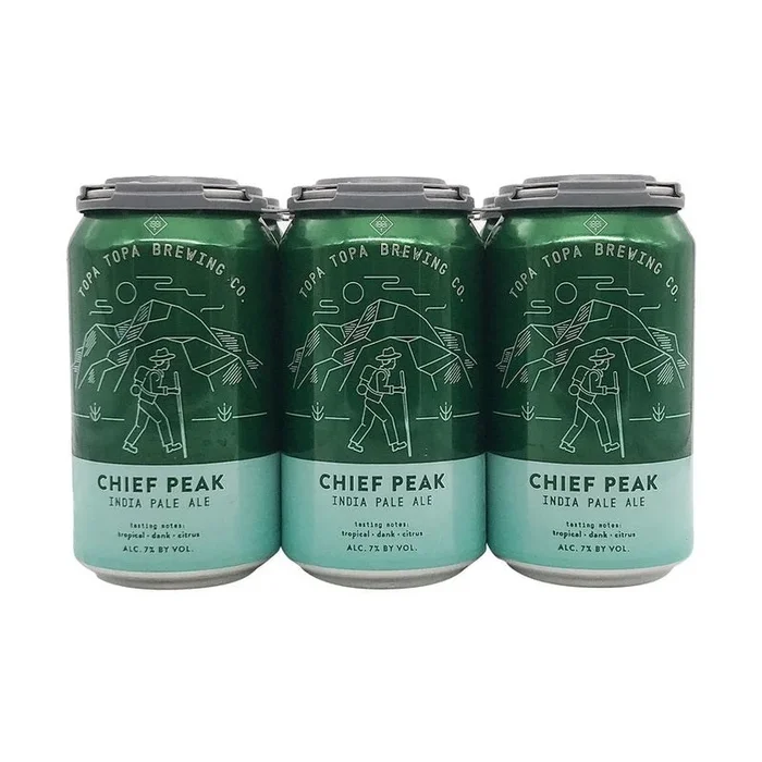 Topa Topa Brewing Co. Chief Peak IPA Beer 6-Pack