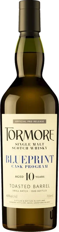 Tormore Blueprint Cask Program Toasted Barrel Single Malt Whiskey 10 Year Old 700ml