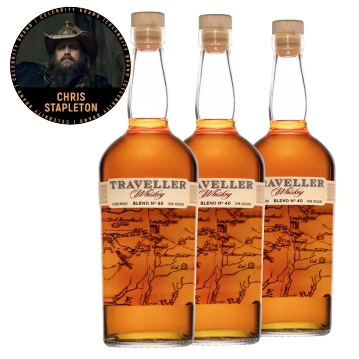 Traveller Whiskey Bundle X by Chris Stapelton 3 Pack 750ml