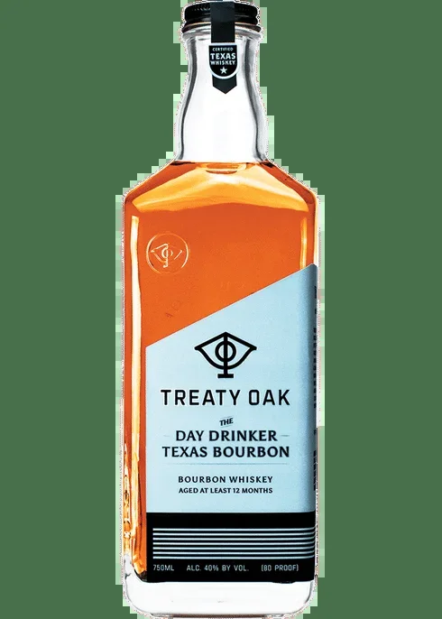 Treaty Oak The Day Drinker 80 Proof Texas Bourbon Whiskey