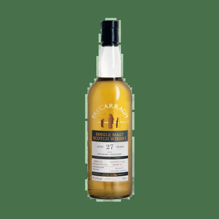 Tri Carragh Bowmore 27 Year Old Single Malt Scotch