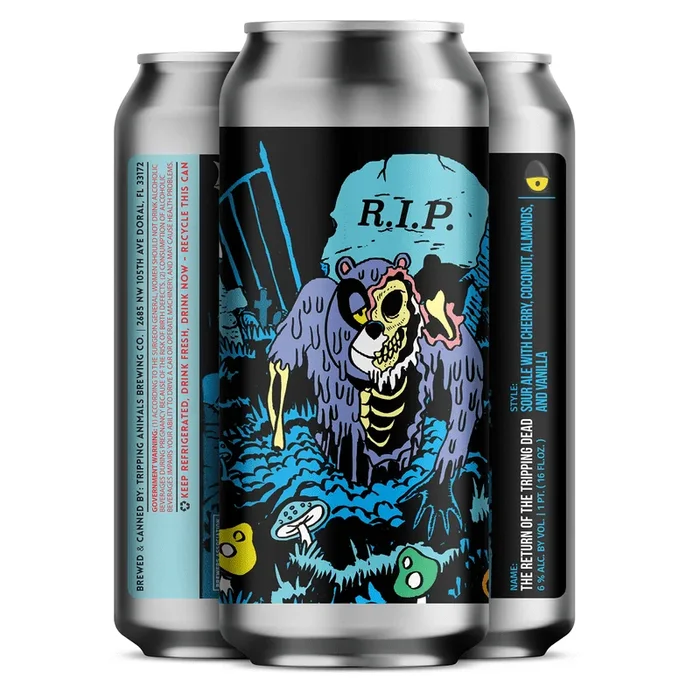 Tripping Animals Brewing Co. ‘The Return Of The Tripping Dead’ Sour Ale Beer 4-Pack