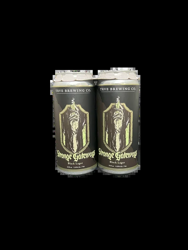 Trve Strange Gateways Black Lager 4 Pack Cans