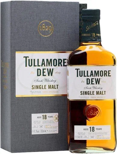 Tullamore Dew Irish Whiskey Single Malt 18 Year Old 750ml