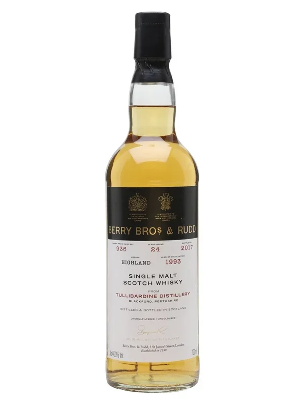 Tullibardine 1993 24 Year Old Berry Bros & Rudd Highland Single Malt Scotch Whisky | 700ML