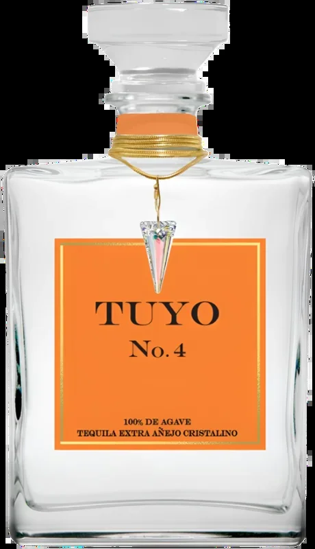 TUYO TEQUILA NO 4 EXTRA ANEJO CRISTALINO 375ML